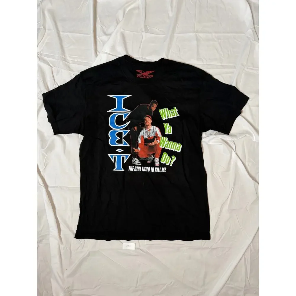 Ice-T - “What Ya Gonna Do....”  Black Shirt Large